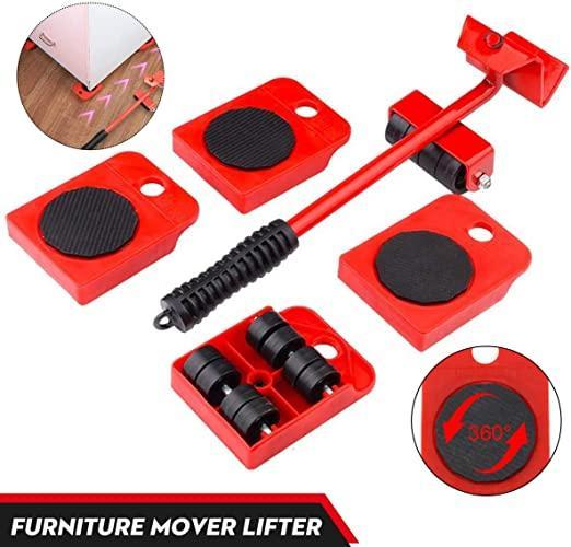 Furniture Lifter Mover Tool Set | Heavy Duty Furniture Shifting Moving Tool with Wheel Pads - More Shoppe