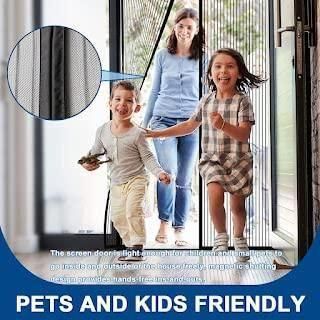 Magnetic Mosquito Net | Screen Door Net Curtain | Polyester - More Shoppe